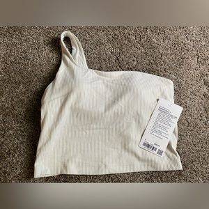 NWT Lululemon Ribbed Nulu Asymmetrical Yoga Tank size 8